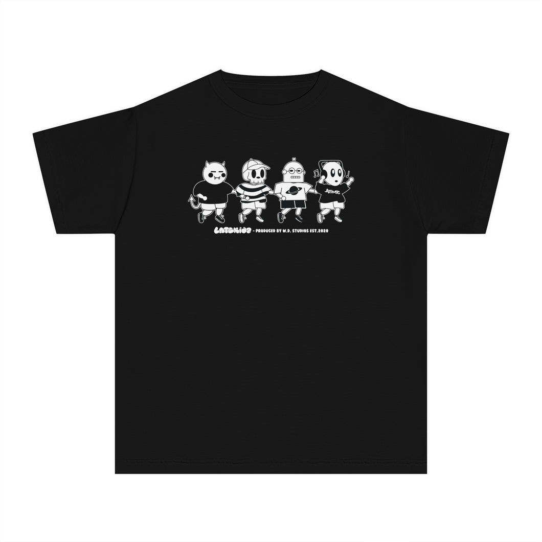 LateKidz Black & White Youth Tee